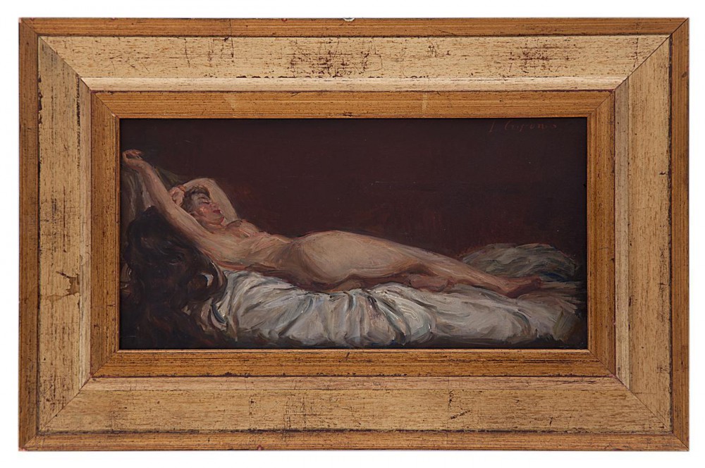 luigi crisconio: Nudo sdraiato